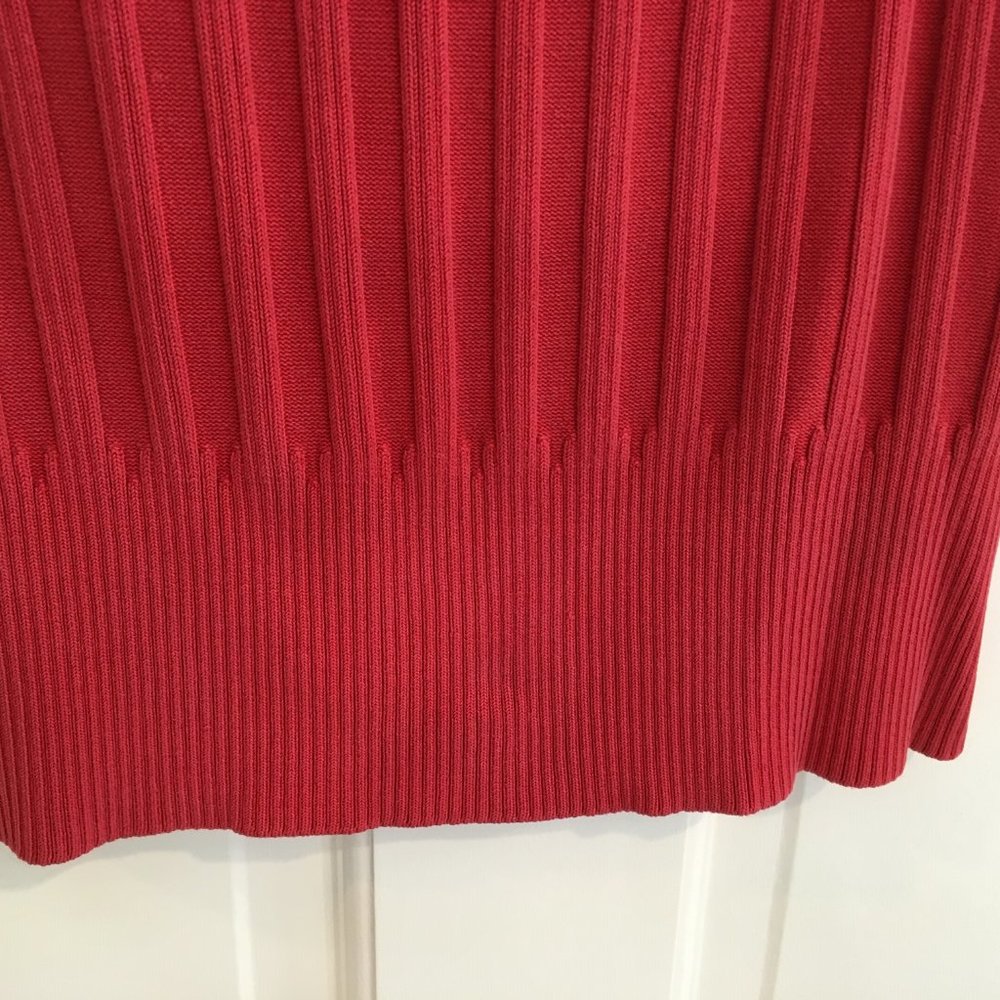 Classiques Entier Red Ribbed Twin Set Size S - image 8